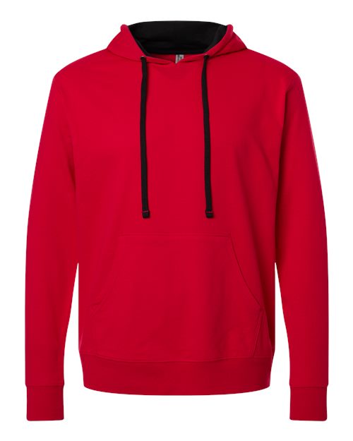 Next Level 9301 - Unisex Laguna Hoodie Sweatshirt - Red/ Black
