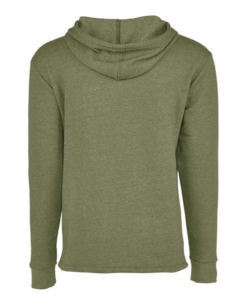 Next Level 9300 - Unisex Malibu Welt Pocket Hoodie Sweatshirt - Heather Military Green