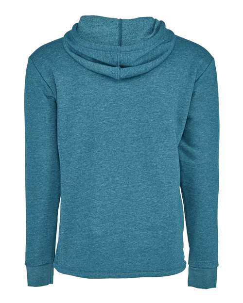Next Level 9300 - Unisex Malibu Welt Pocket Hoodie Sweatshirt - Heather Teal
