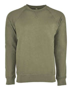 Next Level 9000 - Unisex Laguna Raglan Crewneck Sweatshirt - Military Green