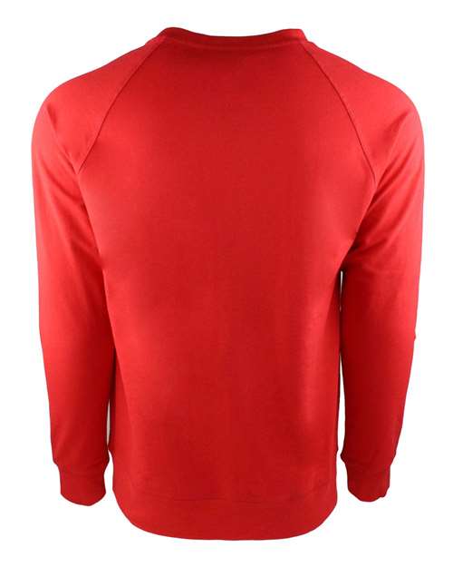 Next Level 9000 - Unisex Laguna Raglan Crewneck Sweatshirt - Red