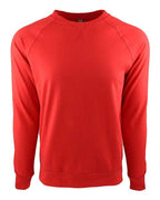 Next Level 9000 - Unisex Laguna Raglan Crewneck Sweatshirt - Red
