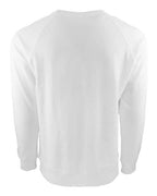 Next Level 9000 - Unisex Laguna Raglan Crewneck Sweatshirt - White