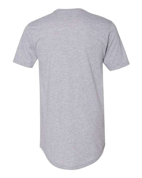 Next Level 3602 - Men's Cotton Long Body T-Shirt - Heather Grey