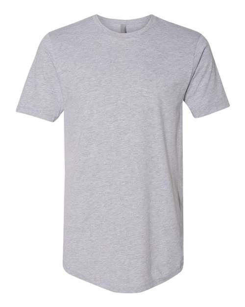 Next Level 3602 - Men's Cotton Long Body T-Shirt - Heather Grey