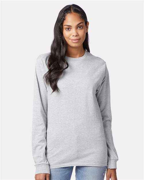 Hanes 5586 - Unisex Authentic Long Sleeve T-Shirt