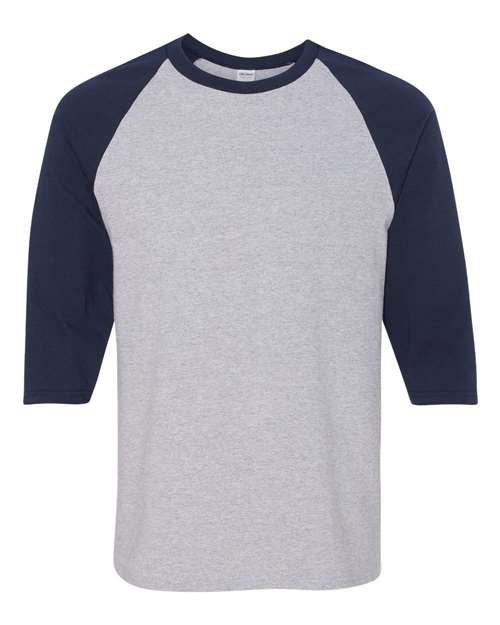 Gildan 5700 - Unisex Heavy Cotton™ Raglan Three-Quarter Sleeve T-Shirt Gildan
