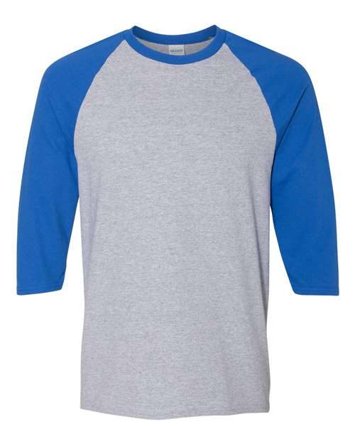 Gildan 5700 - Unisex Heavy Cotton™ Raglan Three-Quarter Sleeve T-Shirt Gildan