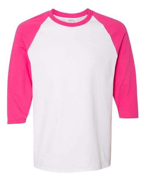 Gildan 5700 - Unisex Heavy Cotton™ Raglan Three-Quarter Sleeve T-Shirt Gildan