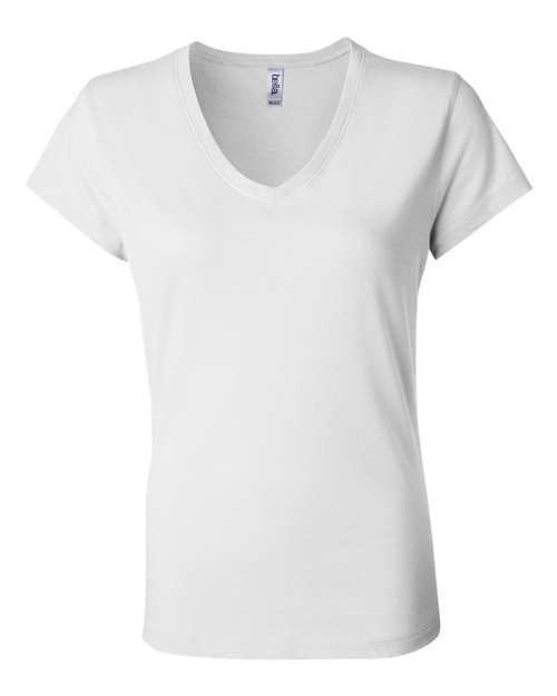 BELLA + CANVAS 6005 - Women’s Jersey V-Neck Tee BELLA + CANVAS