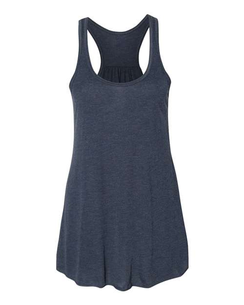 BELLA + CANVAS 8800 - Women's Flowy Racerback Tank - Heather Navy