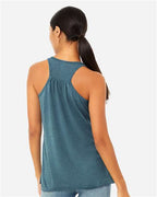 BELLA + CANVAS 8800 - Women's Flowy Racerback Tank - Heather Deep Teal