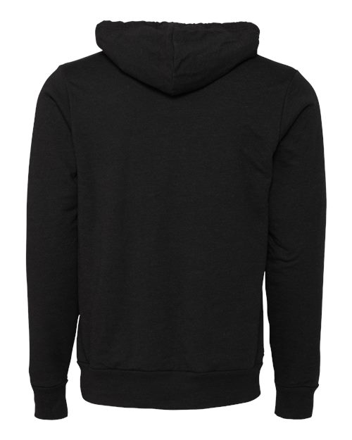 BELLA + CANVAS 3719 - Unisex Sponge Fleece Hoodie Sweatshirt - Black Heather