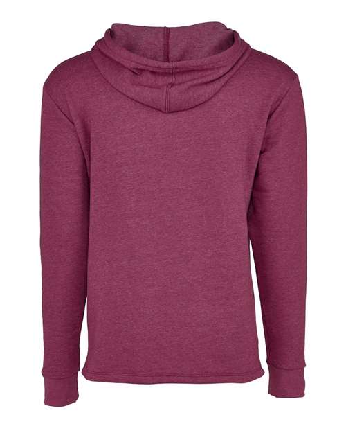Next Level 9300 - Unisex Malibu Welt Pocket Hoodie Sweatshirt - Heather Maroon