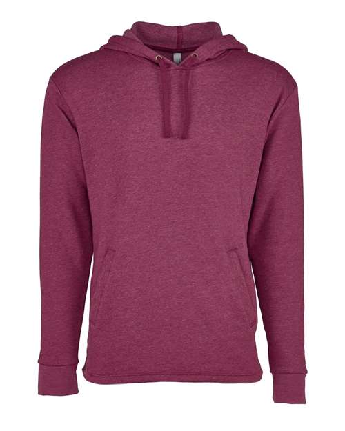 Next Level 9300 - Unisex Malibu Welt Pocket Hoodie Sweatshirt - Heather Maroon