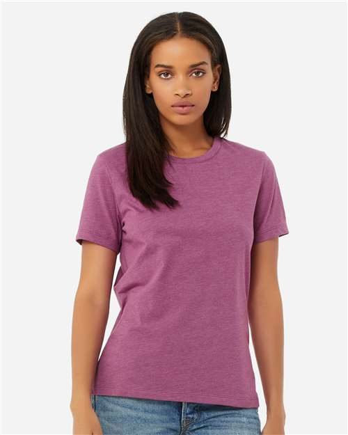 BELLA + CANVAS 6400CVC - Women’s Relaxed Fit Heather CVC Tee BELLA + CANVAS