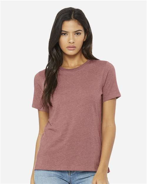 BELLA + CANVAS 6400CVC - Women’s Relaxed Fit Heather CVC Tee BELLA + CANVAS