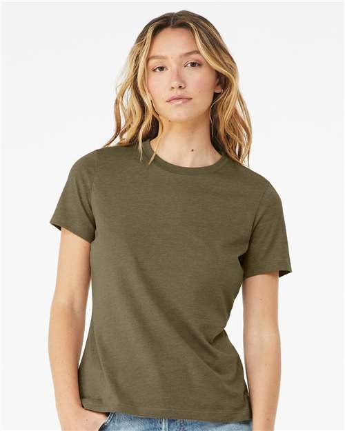 BELLA + CANVAS 6400CVC - Women’s Relaxed Fit Heather CVC Tee BELLA + CANVAS