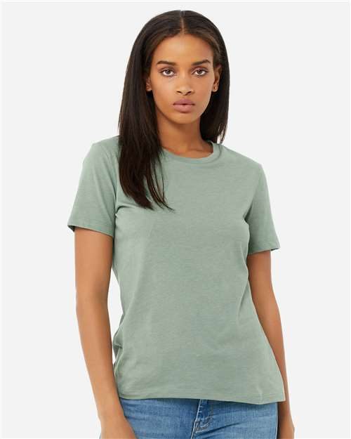 BELLA + CANVAS 6400CVC - Women’s Relaxed Fit Heather CVC Tee BELLA + CANVAS