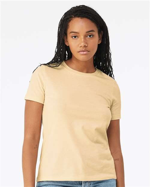 BELLA + CANVAS 6400CVC - Women’s Relaxed Fit Heather CVC Tee BELLA + CANVAS