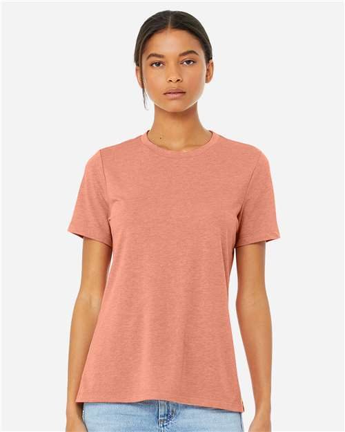 BELLA + CANVAS 6400CVC - Women’s Relaxed Fit Heather CVC Tee BELLA + CANVAS