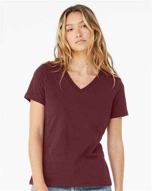 BELLA + CANVAS 6405 - Women’s Relaxed Jersey V-Neck Tee