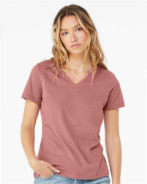 BELLA + CANVAS 6405 - Women’s Relaxed Jersey V-Neck Tee