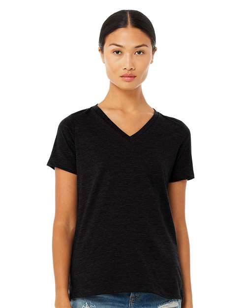 BELLA + CANVAS 6405CVC - Women's Relaxed Heather CVC V-Neck Tee BELLA + CANVAS