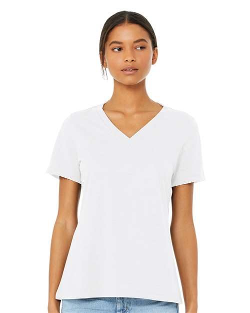 BELLA + CANVAS 6405CVC - Women's Relaxed Heather CVC V-Neck Tee BELLA + CANVAS