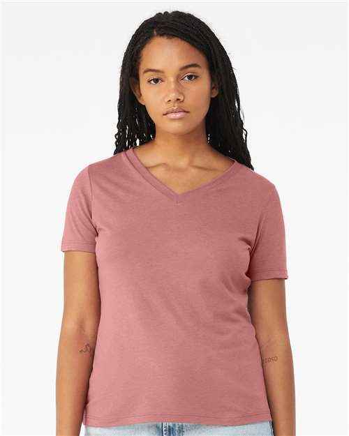 BELLA + CANVAS 6415 - Women's Relaxed Triblend V-Neck Tee