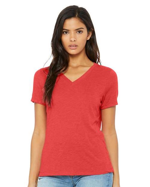BELLA + CANVAS 6415 - Women's Relaxed Triblend V-Neck Tee BELLA + CANVAS