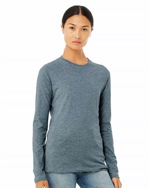 BELLA + CANVAS 6500 - Women’s Jersey Long Sleeve Tee BELLA + CANVAS