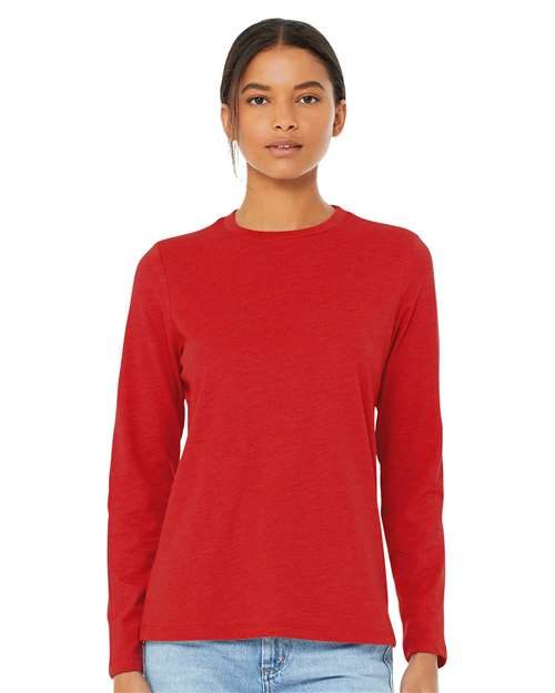 BELLA + CANVAS 6500 - Women’s Jersey Long Sleeve Tee BELLA + CANVAS