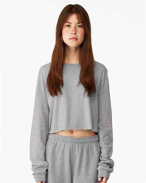 BELLA + CANVAS 6501 - Women's FWD Fashion Crop Long Sleeve Tee
