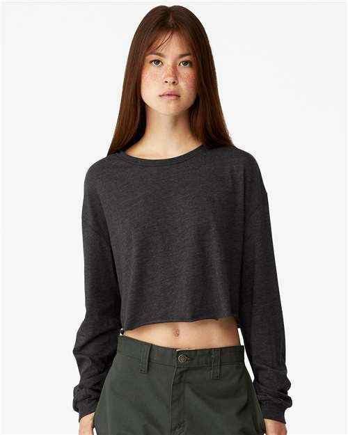 BELLA + CANVAS 6501 - Women's FWD Fashion Crop Long Sleeve Tee