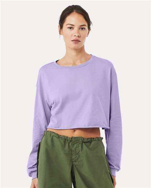 BELLA + CANVAS 6501 - Women's FWD Fashion Crop Long Sleeve Tee