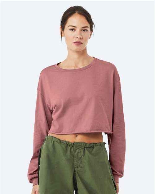BELLA + CANVAS 6501 - Women's FWD Fashion Crop Long Sleeve Tee