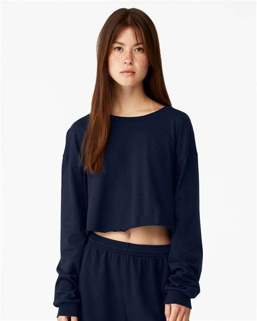 BELLA + CANVAS 6501 - Women's FWD Fashion Crop Long Sleeve Tee BELLA + CANVAS