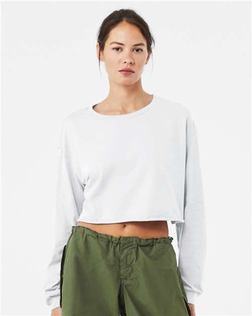 BELLA + CANVAS 6501 - Women's FWD Fashion Crop Long Sleeve Tee BELLA + CANVAS