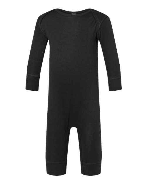 Rabbit Skins 4412 - Infant Long Legged Baby Rib Bodysuit