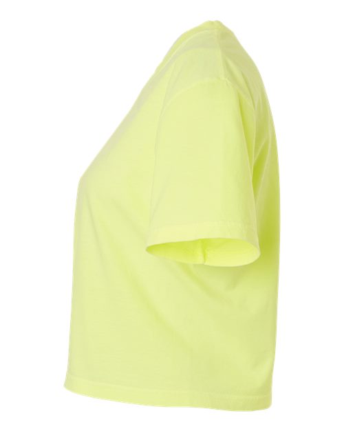Comfort Colors 3023CL - Women's Garment-Dyed Heavyweight Boxy T-Shirt - Neon Lemon
