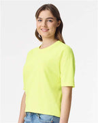 Comfort Colors 3023CL - Women's Garment-Dyed Heavyweight Boxy T-Shirt - Neon Lemon