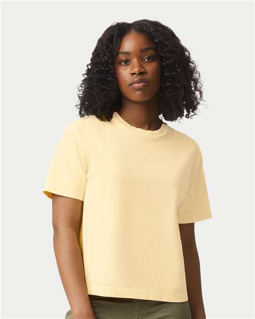 Comfort Colors 3023CL - Women's Garment-Dyed Heavyweight Boxy T-Shirt - Butter