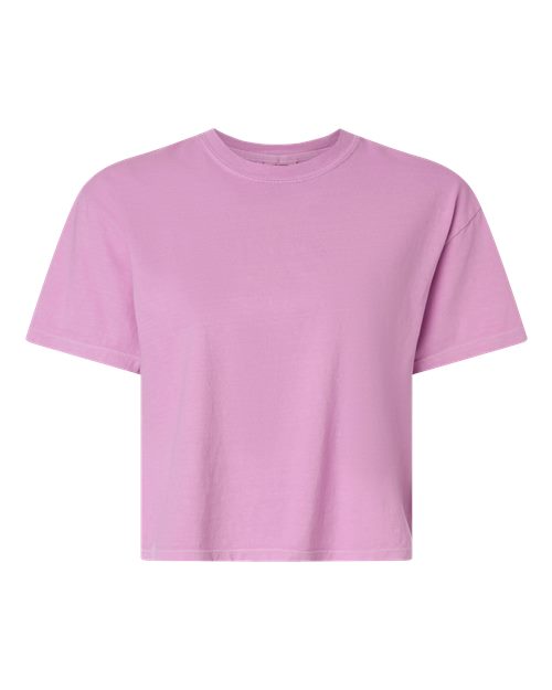 Comfort Colors 3023CL - Women's Garment-Dyed Heavyweight Boxy T-Shirt - Rose Quartz
