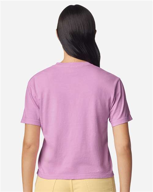 Comfort Colors 3023CL - Women's Garment-Dyed Heavyweight Boxy T-Shirt - Rose Quartz