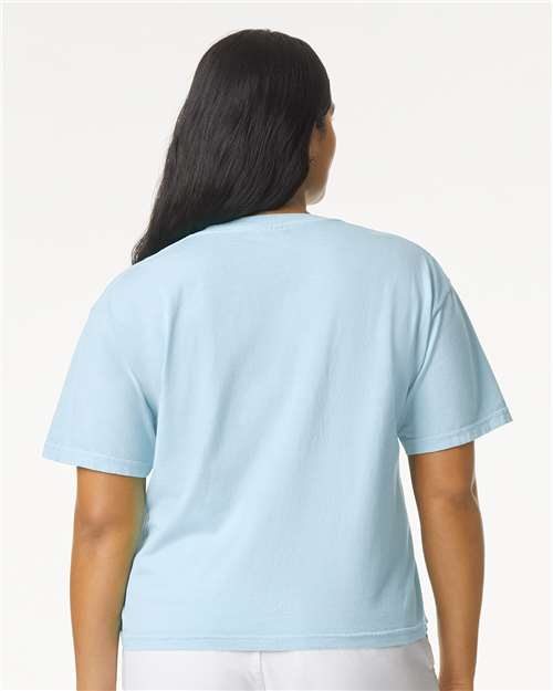 Comfort Colors 3023CL - Women's Garment-Dyed Heavyweight Boxy T-Shirt - Chambray