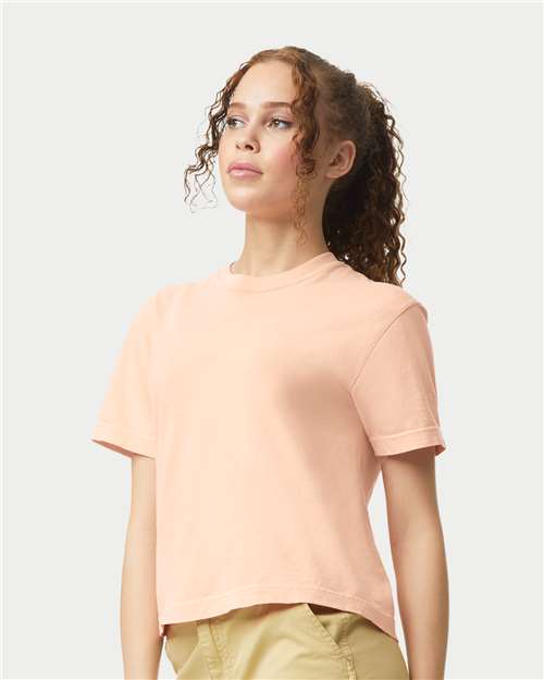 Comfort Colors 3023CL - Women's Garment-Dyed Heavyweight Boxy T-Shirt - Peachy