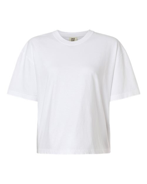 Comfort Colors 3023CL - Women's Garment-Dyed Heavyweight Boxy T-Shirt - White