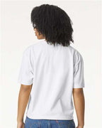 Comfort Colors 3023CL - Women's Garment-Dyed Heavyweight Boxy T-Shirt - White