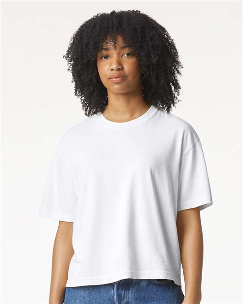 Comfort Colors 3023CL - Women's Garment-Dyed Heavyweight Boxy T-Shirt - White